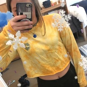 Vans long sleeve tie dye shirt